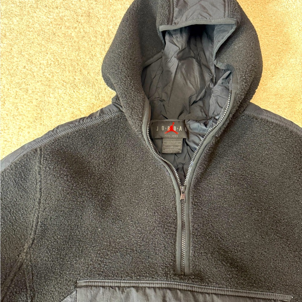 Jordan Cosy Girl Women's Sherpa Polar Fleece Hoodie, Black XL - Picture 4 of 5